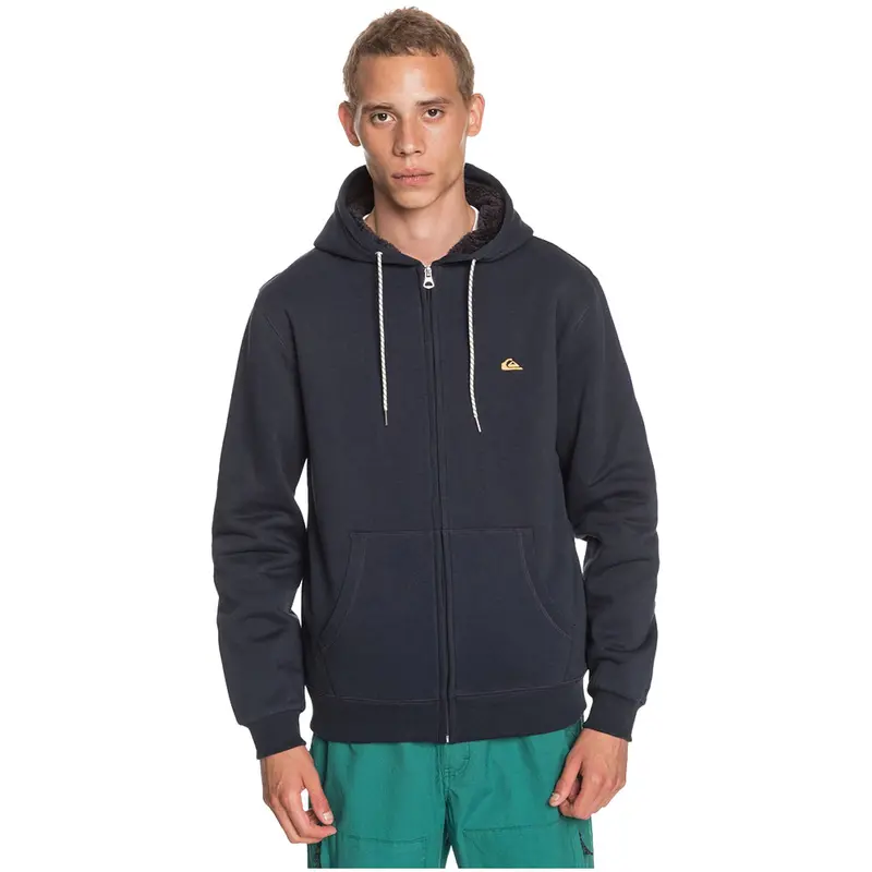 Quiksilver Everyday Sherpa-Lined Zip Hoodie – Cozy Casual Layer
