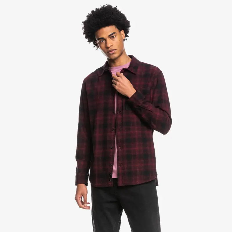 Quiksilver Ganaway Stretch Flannel Long Sleeve