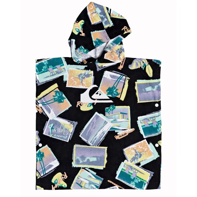 Quiksilver Kids’ Hooded Beach Towel – Soft Absorbent Robe