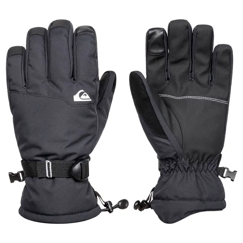 Quiksilver Mission Thermal Ski and Snowboard Gloves – Black