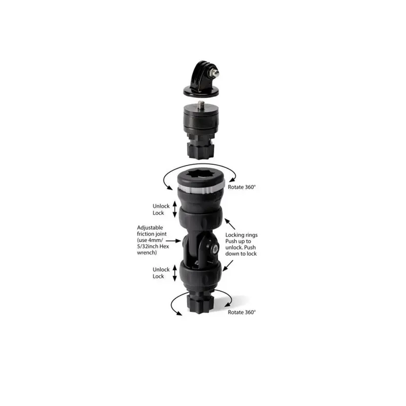 Railblaza GoPro Camera Mount Kit with R-Lock Compatibility