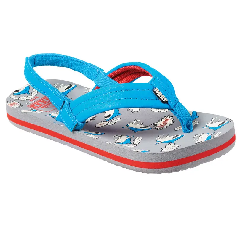 Reef Boys’ Little Ahi Flip-Flops – Nom Nom Print