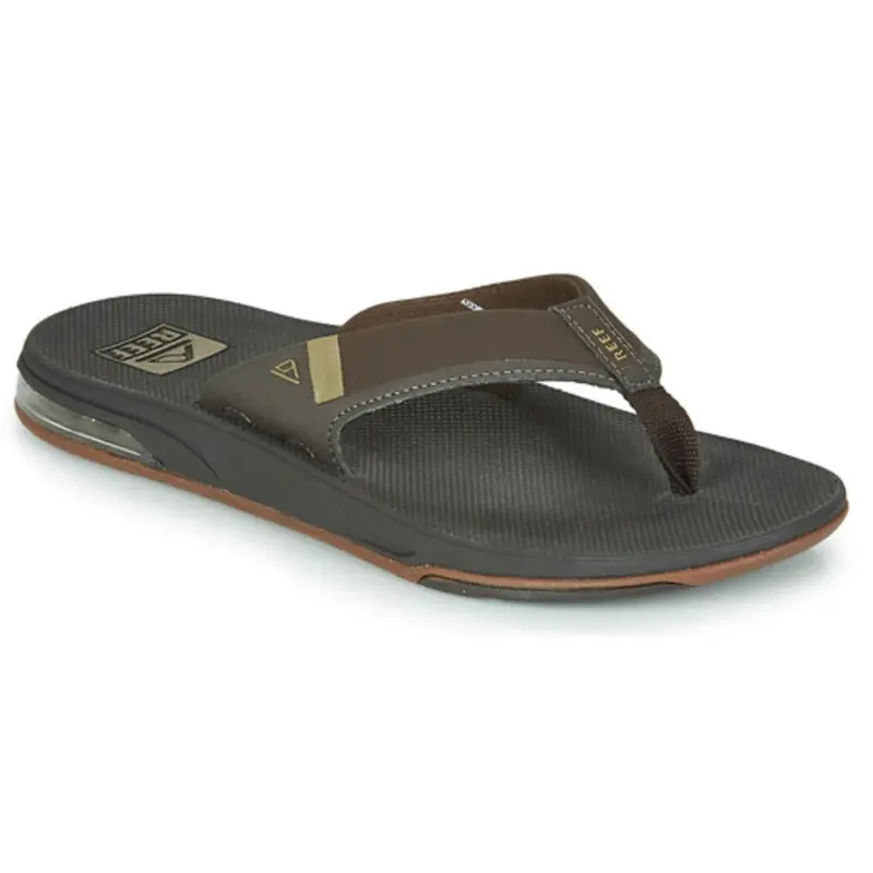 Reef Fanning Low Flip Flops – Brown Low-Profile Design