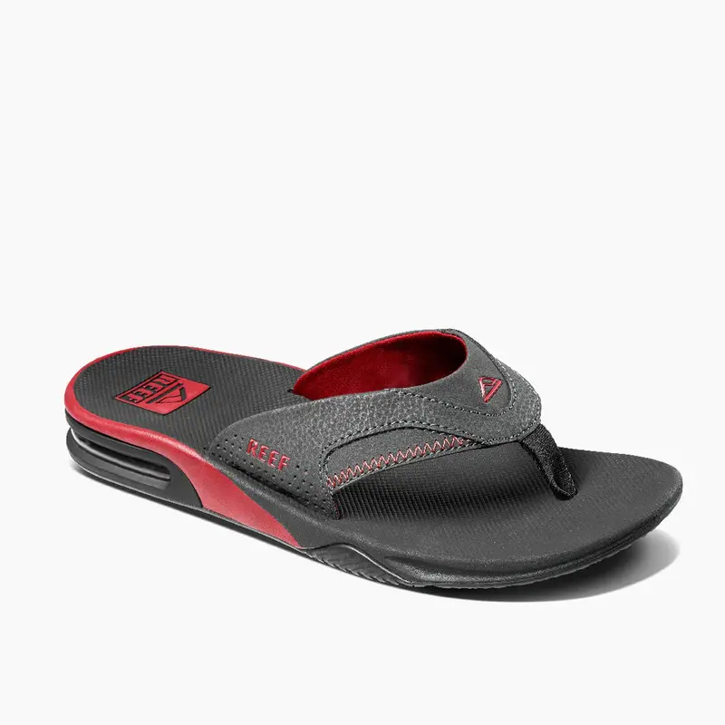 Reef Fanning Men’s Flip Flops – Red and Raven Colorway