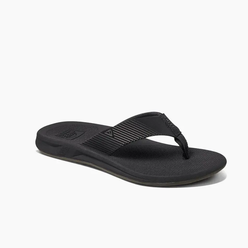 Reef Phantom II Flip Flops – All-Black Minimalist Design