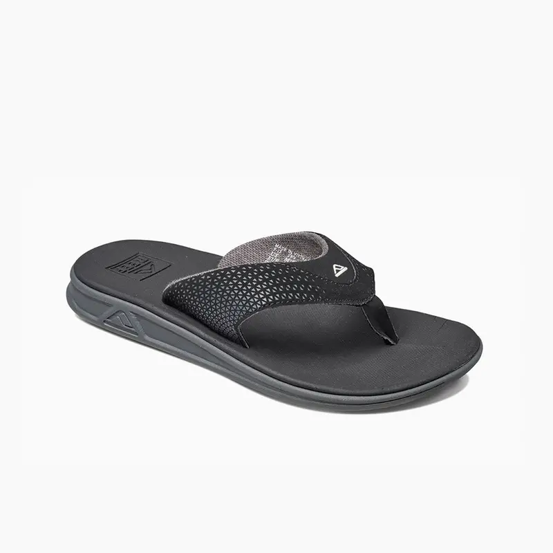 Reef Rover Flip Flops – Sleek Black Casual Footwear