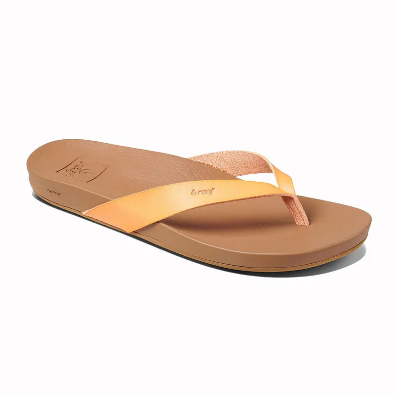 Reef Women’s Cantaloupe Cushion Bounce Court Flip-Flops – Bright Summer Sandals
