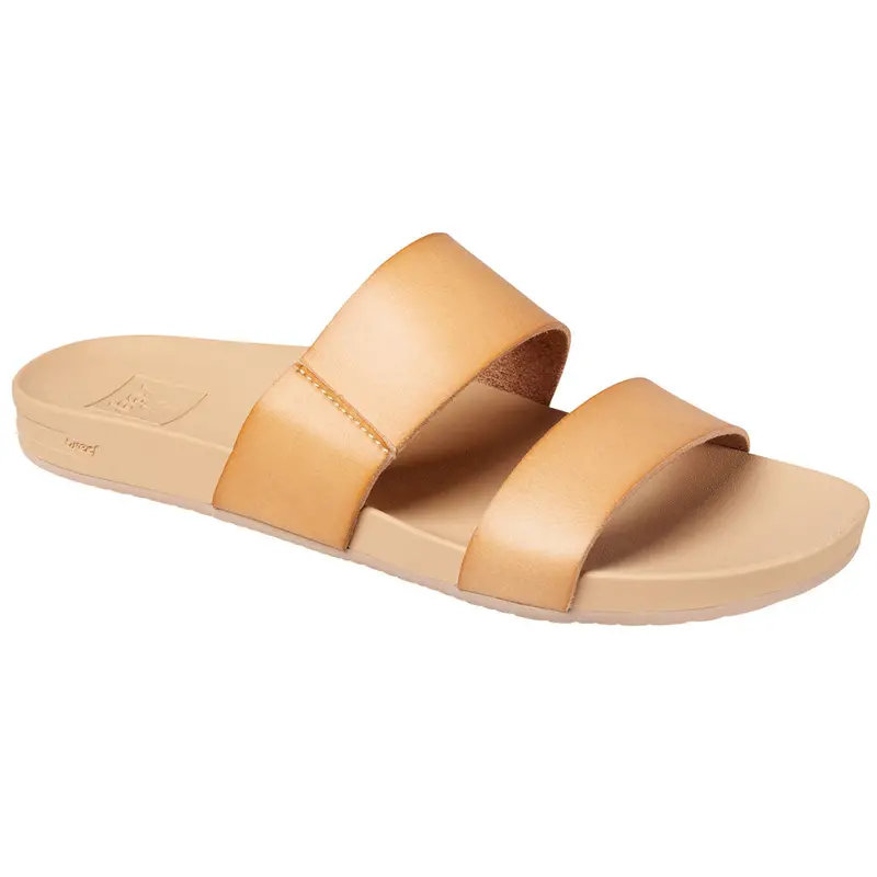 Reef Women’s Natural Vista Sandal – Cushion Bounce Support & Sleek Strap Design