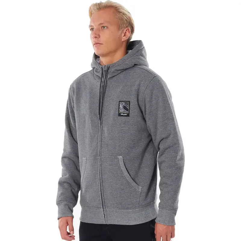 Rip Curl Agile Fleece-Lined Zip Hoodie