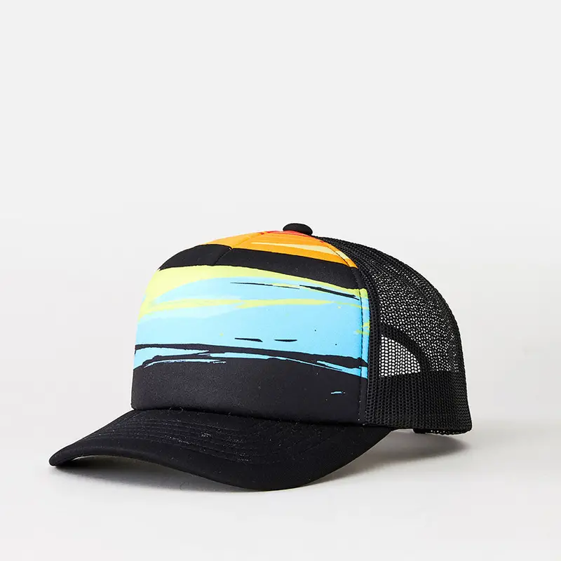 Rip Curl Boys’ All-Day Trucker Cap – Breathable Mesh Back