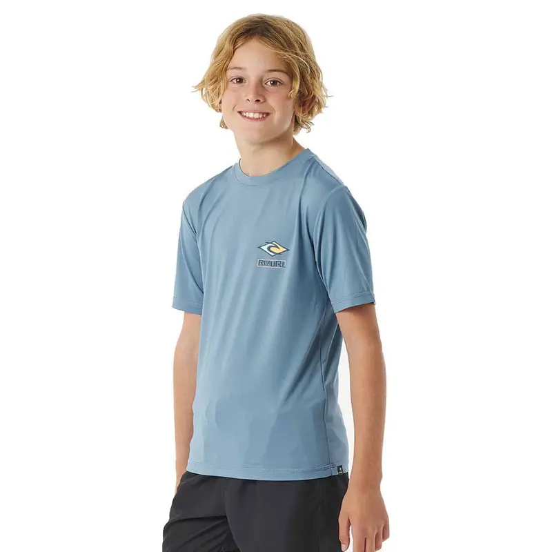 Rip Curl Boys’ Tube Heads Short-Sleeve Rash Vest