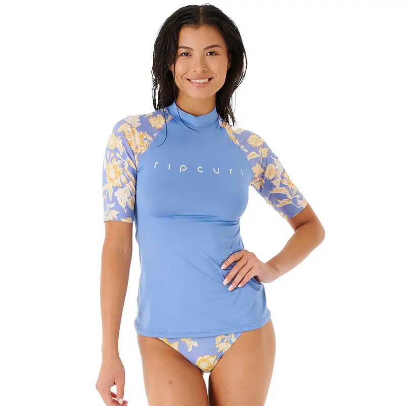 Rip Curl Women’s Oceans Together UV-Resistant Short Sleeve Top