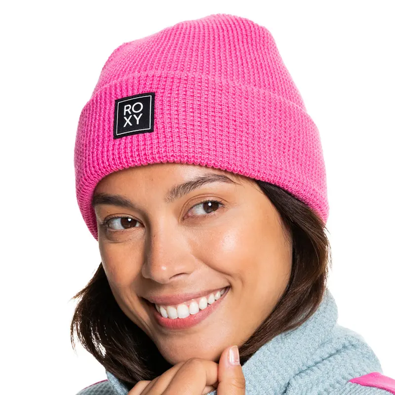 Roxy Harper Rib-Knit Acrylic Beanie