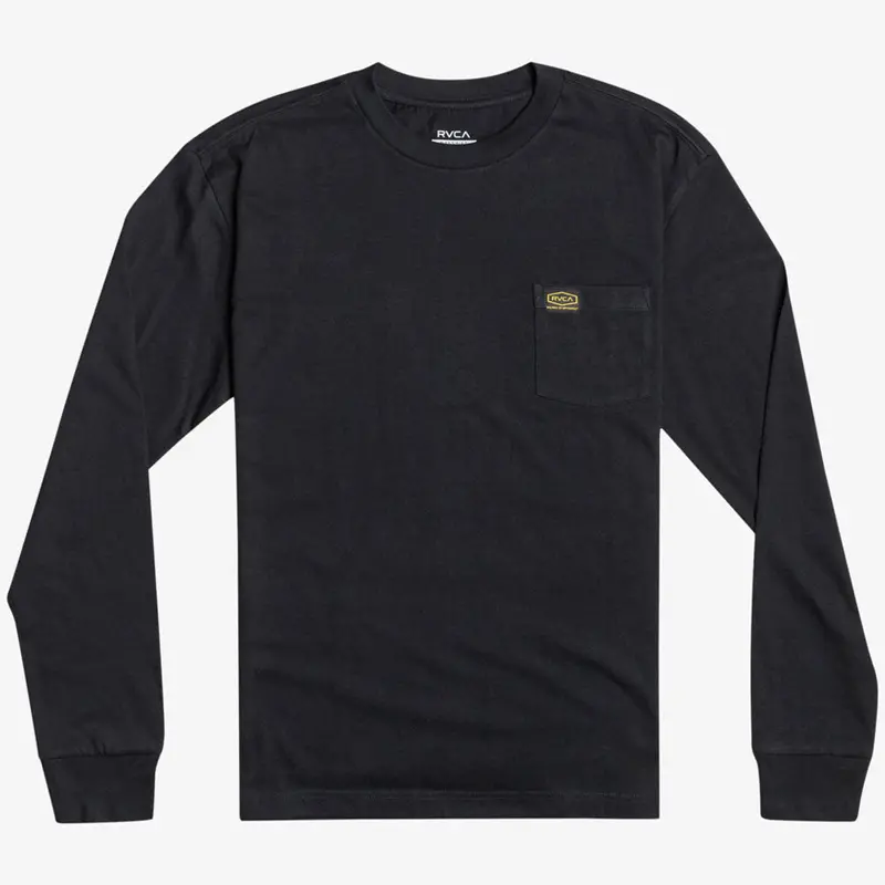 RVCA Americana Flag Pocket Long-Sleeve Shirt