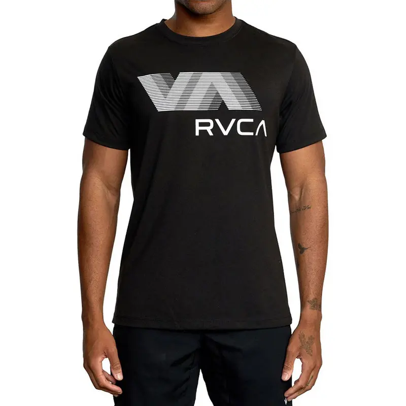 RVCA Blur Printed Cotton T-Shirt