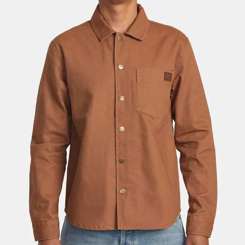 RVCA Chainmail Overshirt – Lightweight Layering Shirt
