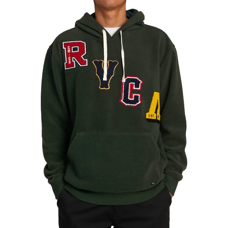 RVCA Letterman-Style Hooded Sweatshirt