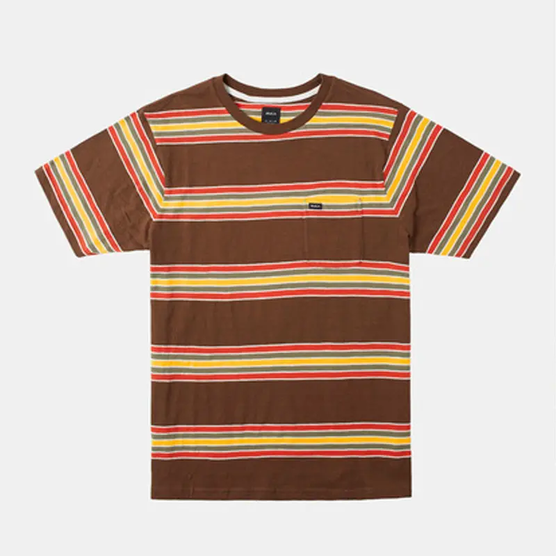 RVCA Somedays Striped Cotton T-Shirt