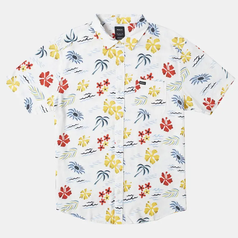 RVCA Will Travel Short Sleeve Button-Down Shirt