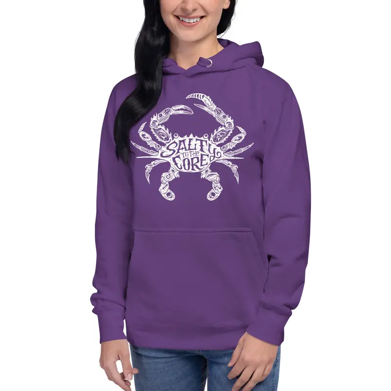 Salty To The Core Salty Crab Hoodie – Unisex Limited Edition Pullover