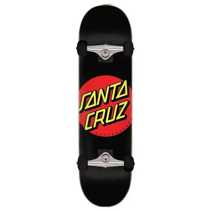 Santa Cruz Classic Dot 8.0″ Complete Skateboard – Matte Black