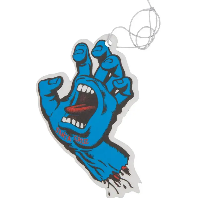 Santa Cruz Screaming Hand Car Air Freshener – Retro Scented Clip