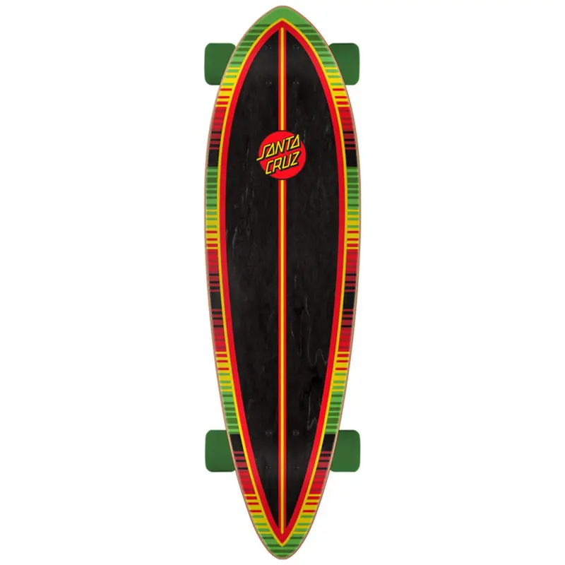 Santa Cruz Serape Dot Pin Tail Longboard – 33″ Retro Cruiser