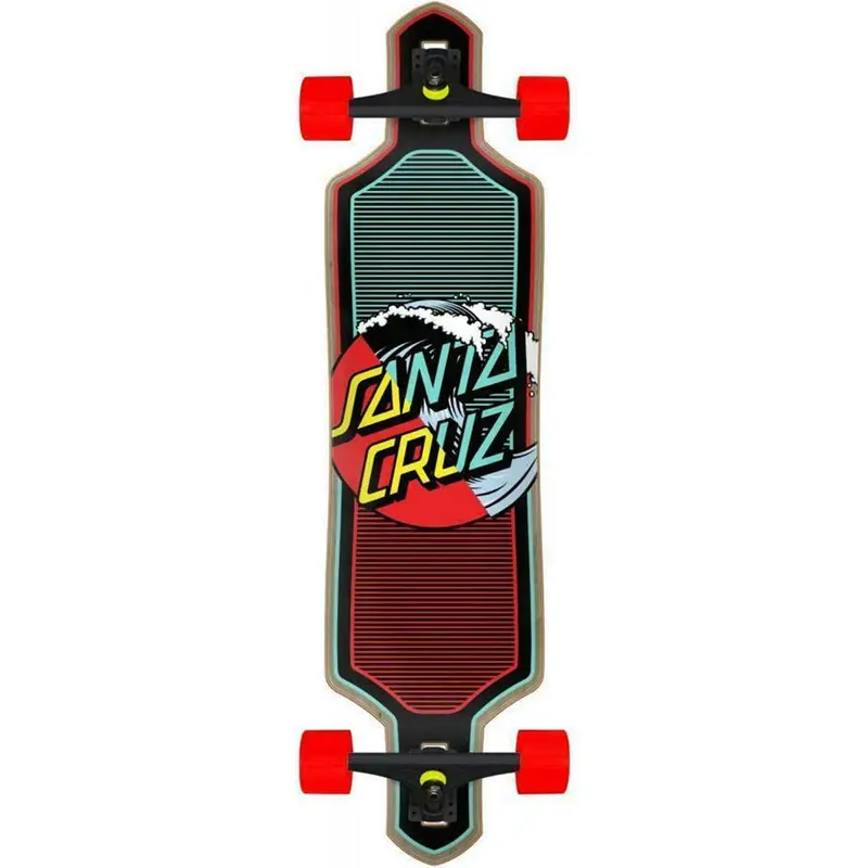 Santa Cruz Wave Dot Splice Longboard – Retro-Inspired Carve Deck