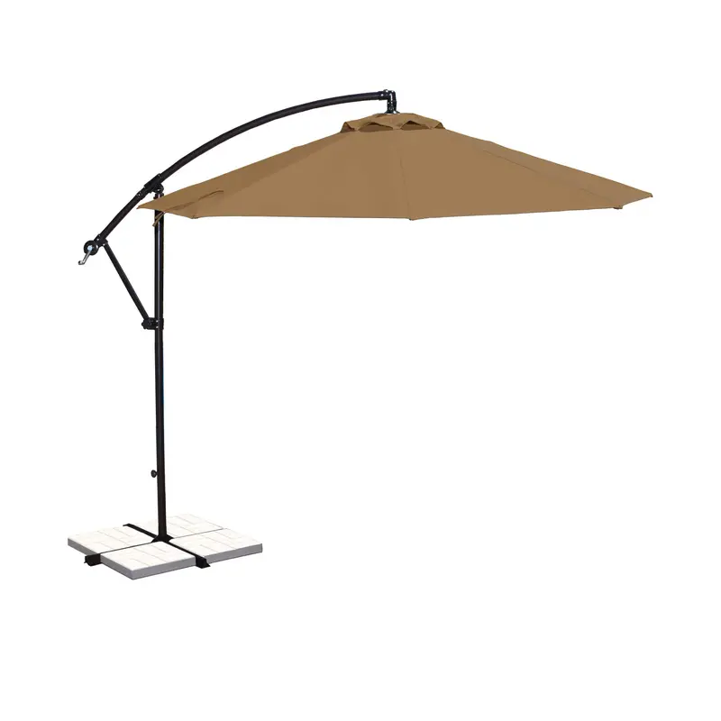 Santiago 10-Foot Octagonal Cantilever Umbrella – Sunbrella Acrylic Canopy