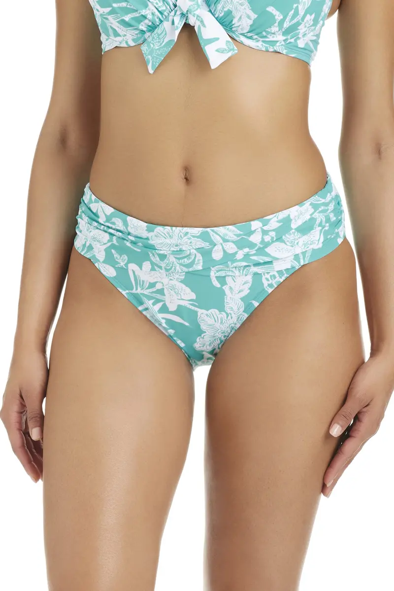 Sarong-Style Hipster Bikini Bottom – Mediterranean Breeze