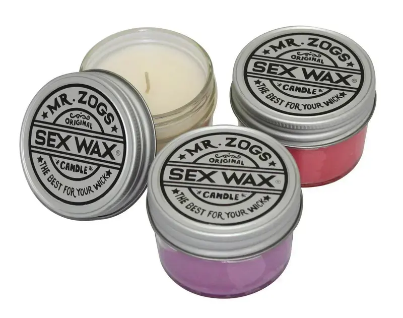 SexWax Scented 4oz Surf Wax Candle – Natural Formula for Board Grip