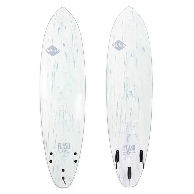 Softtech Flash Eric Geiselman II 6’6″ Surfboard – White Marble Design
