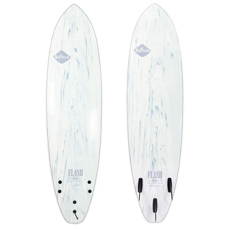 Softtech Flash Eric Geiselman II 7’0″ Foam Surfboard – White Marble