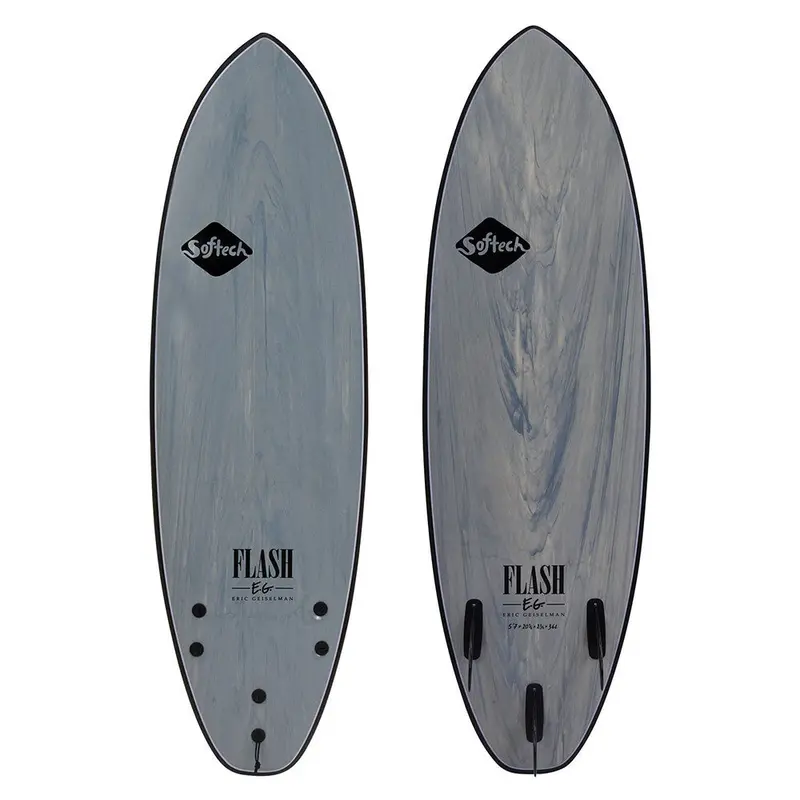 Softtech Flash Eric Geiselman II 7’0″ Longboard-Style Surfboard – Grey Marble