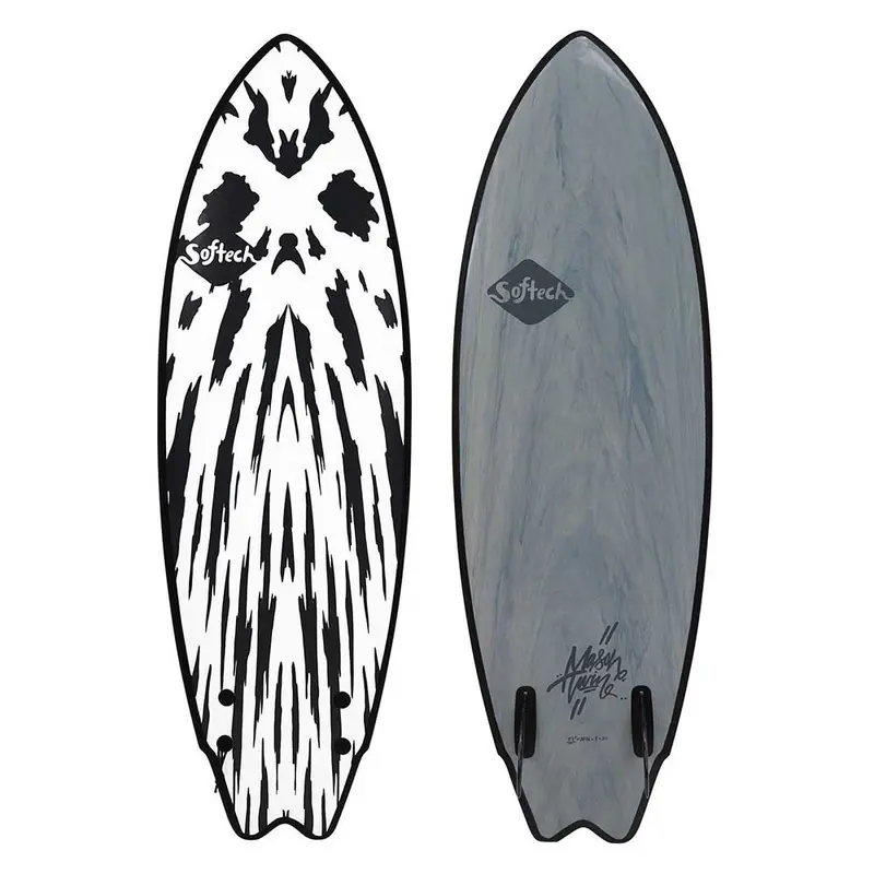 Softtech Mason Twin II 5’2″ Funboard – Gunmetal Black
