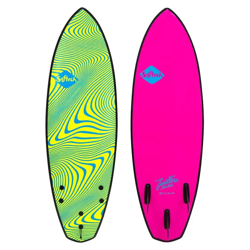 Softtech Toledo Wildfire II 5’11” Soft Surfboard – Neon Colorway