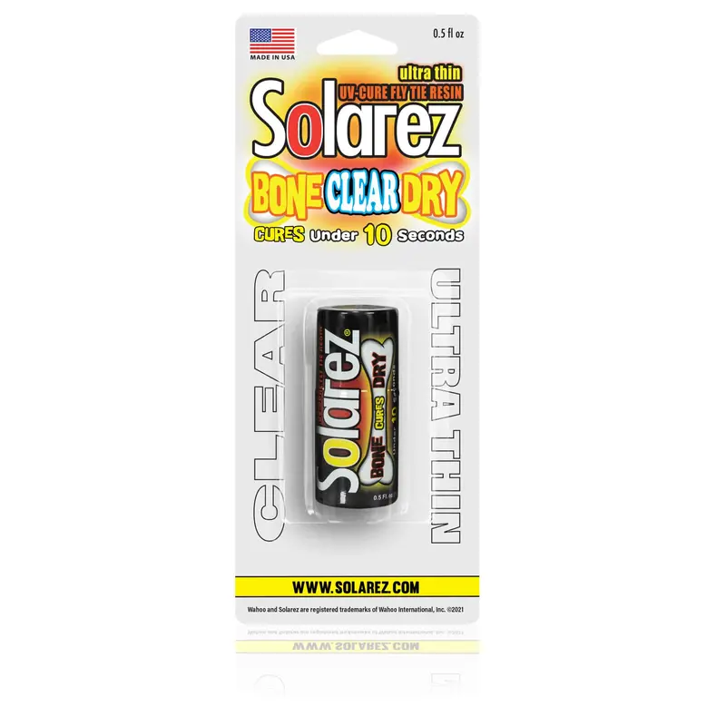 Solarez Bone Dry Ultra-Thin UV Resin – 0.5 oz Bottle with Precision Applicator Brush