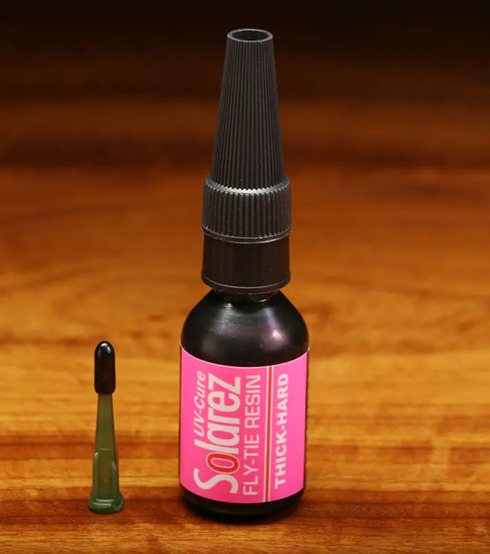 Solarez Fly Tie Thick Hard UV Resin – 0.5 oz Bottle for Durable Fly Finishing