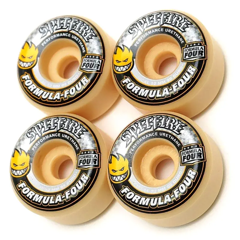 Spitfire Formula Four Conical Skate Wheels – 99A Durometer
