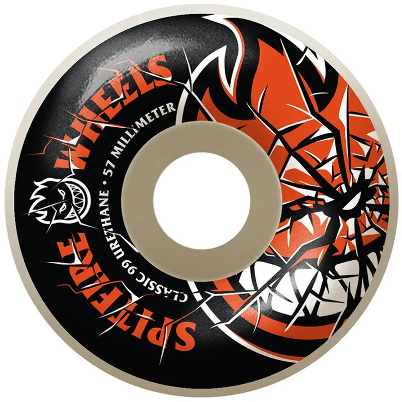 Spitfire Shattered Bighead Skateboard Wheels – 99a Hardness