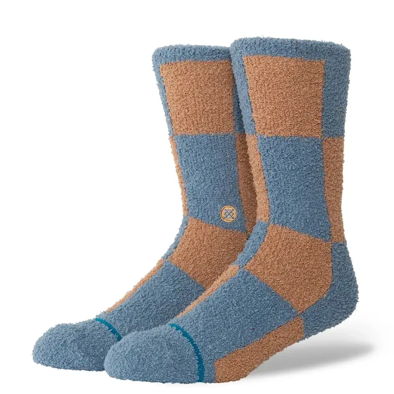 Stance Patchwork Cozy Crew Socks – Soft Blended Knit