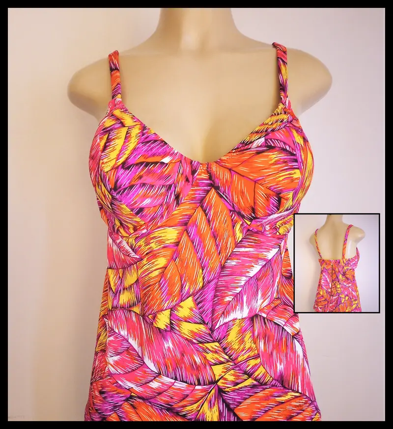 Supportive Underwire Tankini Tops Designed for Full Busts