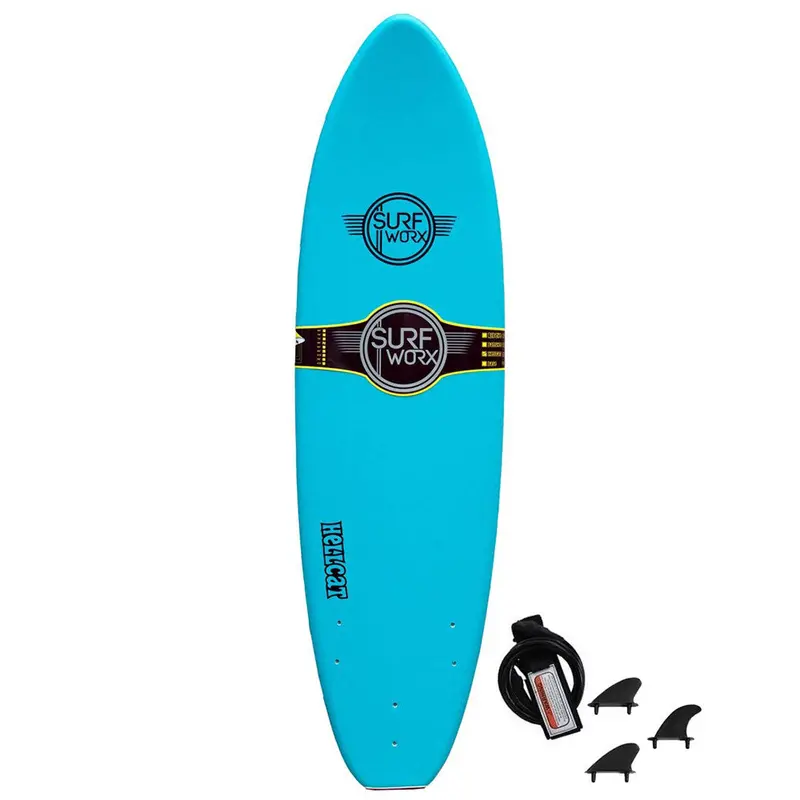 Surfworx Hellcat 6’6″ Beginner-Friendly Soft Surfboard