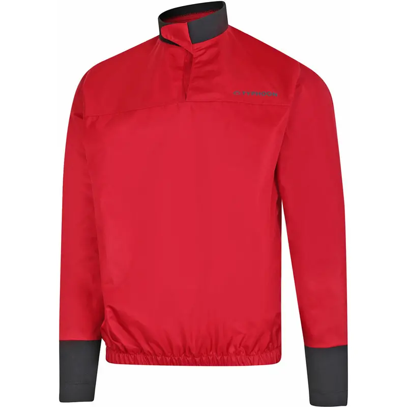 Typhoon Gansey Spray Top in Red – Wind-Resistant Rash Guard