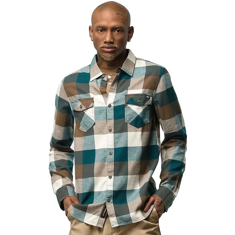 Vans Box-Check Flannel Button-Up Shirt
