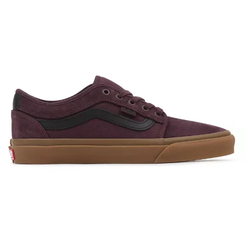 Vans Chukka Low Sidestripe Sneakers – Port/Gum