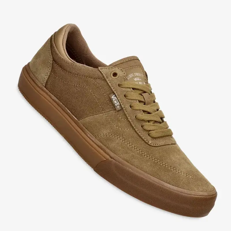 Vans Gilbert Crockett Skate Shoes in Brown and Gum