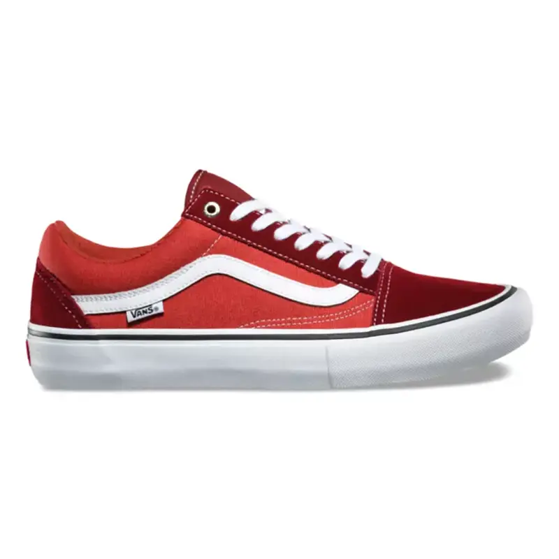 Vans Old Skool Pro Skate Shoes – Madder Brown and Cinnabar