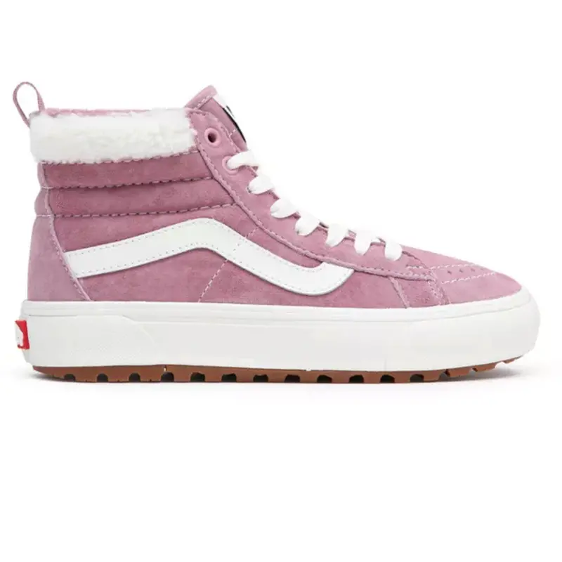 Vans Women’s Sk8 Hi MTE Winter Sneakers – Lilas Suede & Sherpa