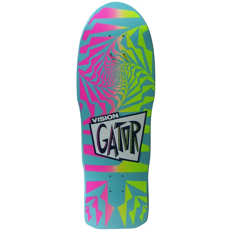 Vision Gator II Modern Concave Skate Deck – Turquoise